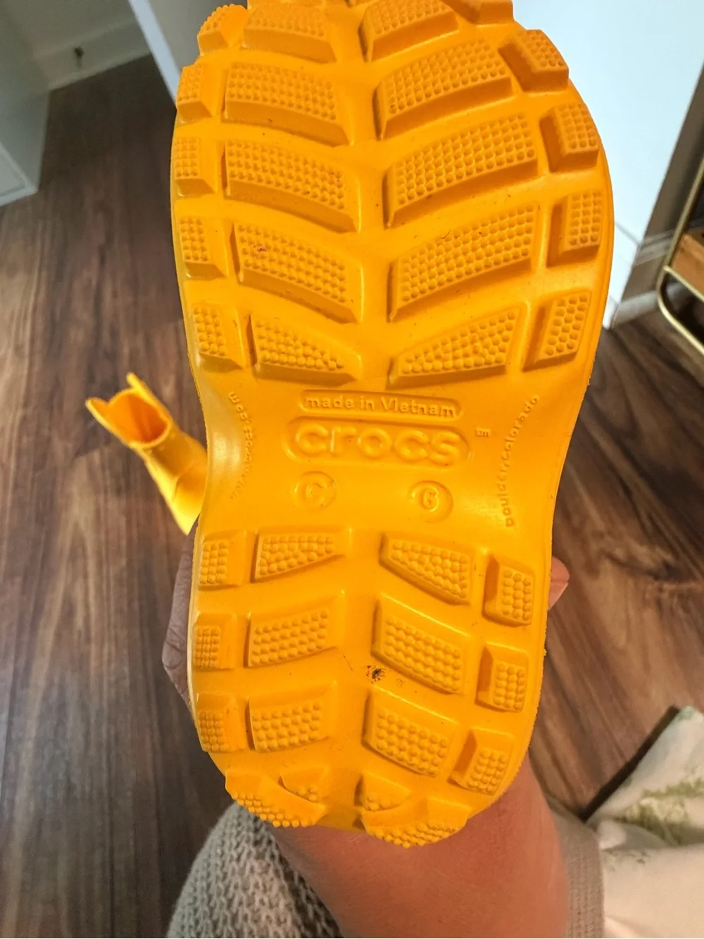CROCS bright yellow